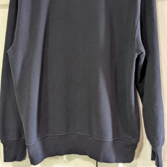 Izod Men's Quarter Zip Sweatshirt, Size Medium, Blue, Embroidered - Picture 8 of 13